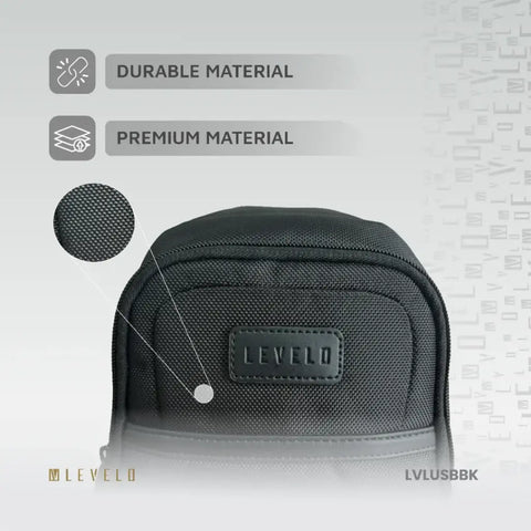 Levelo Urban Sling Bag - Black