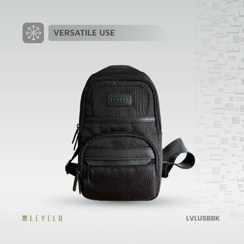 Levelo Urban Sling Bag - Black