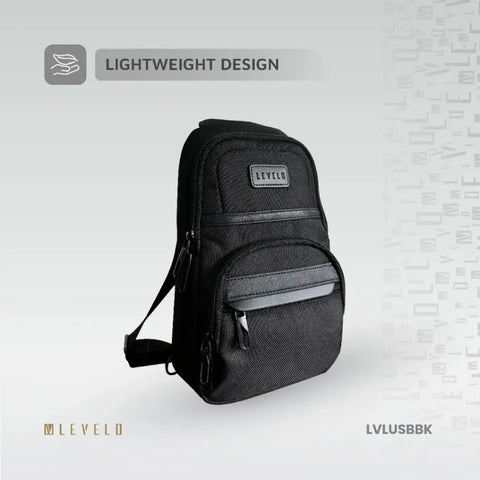 Levelo Urban Sling Bag - Black
