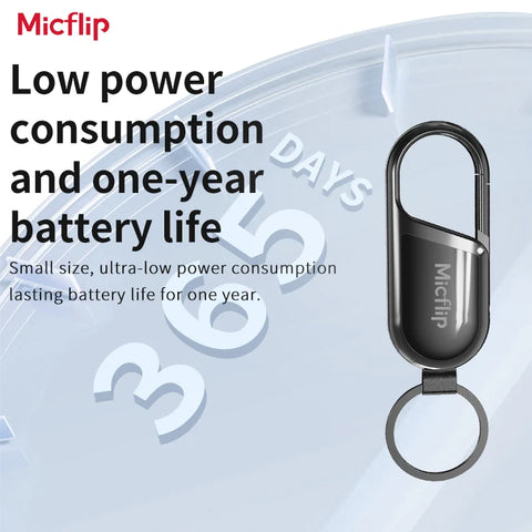 MicFlip Smart Anti-Loss Keychain Tracker