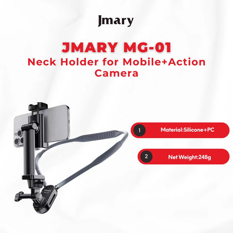 Jmary MG-01 Neck Holder for Mobile and Action Camera