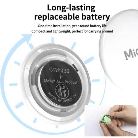Micflip Anti-Loss Smart Tag – Apple Find My & Android Compatible Tracker