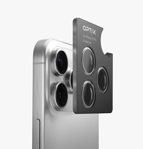 Optix AluGuard Aluminium Camera Lens Protector - iPhone 17 Pro & Pro Max