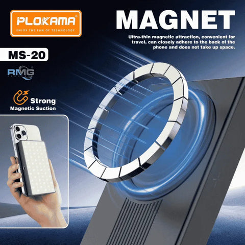 MS-20 Magnetic Light 6W Photography Fill Light – 3 White Shades Rechargeable Portable LED Light