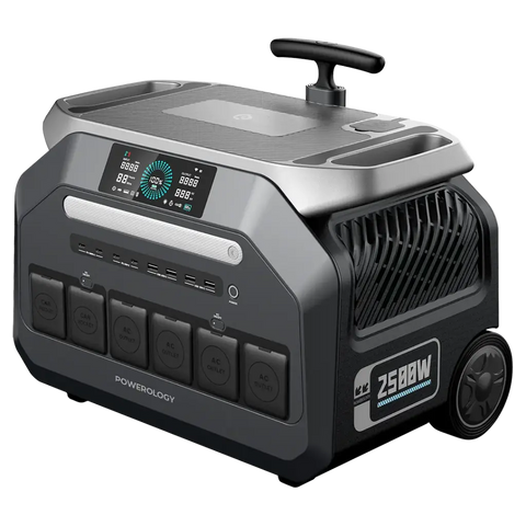 Powerology Solar Input Portable 640000mAh Generator