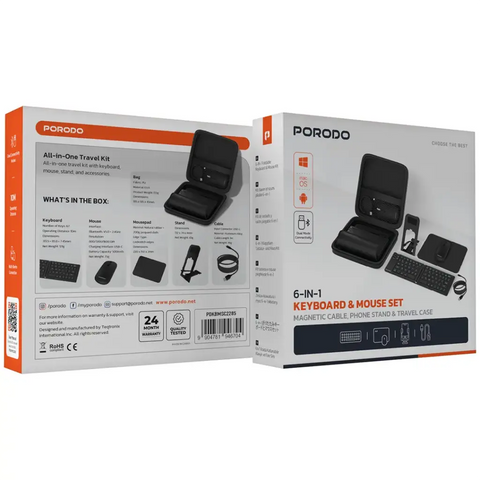 6-In-1 Keyboard & Mouse Set