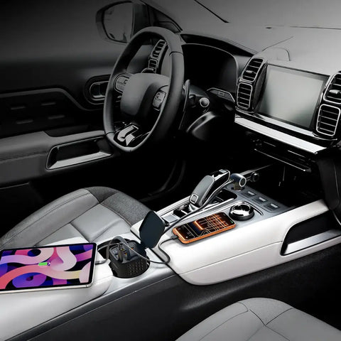 محول طاقة للسيارة DriveStation 200W مع شاشة عرض جهد في الوقت الفعلي