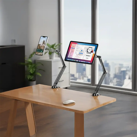 Foldable 360° Rotatable MagSafe Phone Stand with Expandable Length