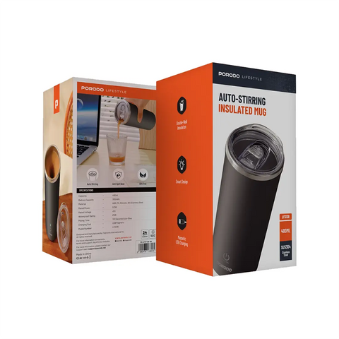 Auto-Stirring Insulated Mug