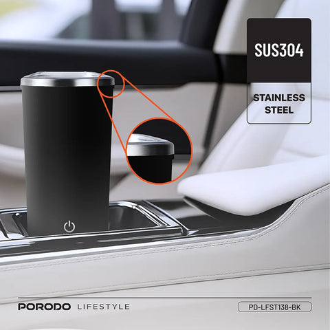 Auto-Stirring Insulated Mug