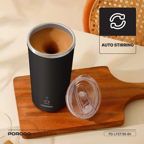 Auto-Stirring Insulated Mug