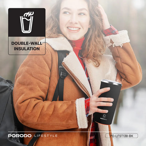 Auto-Stirring Insulated Mug