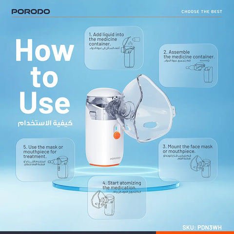 LiveOn Portable Rechargeable Nebulizer