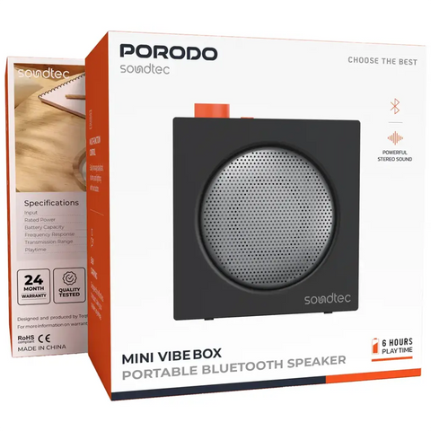Soundtec Mini Vibe Box Portable Bluetooth Speakers