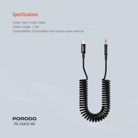 AUX Coil Cable 1.2M