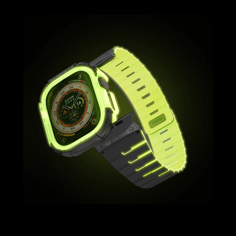 Gemini + Atom Niteglow Apple Watch Strap and Case 49mm