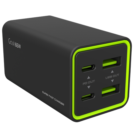 Tank | Super Fast Desk Charger | 4 Ports | 65W UK Plug