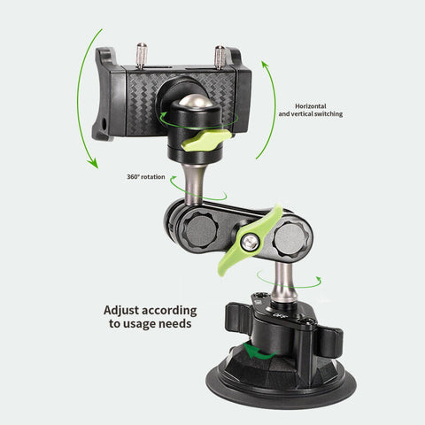 Lanparte Universal Ball Head Basic SuckerArm – The Ultimate Car Mount & Photography Accessory