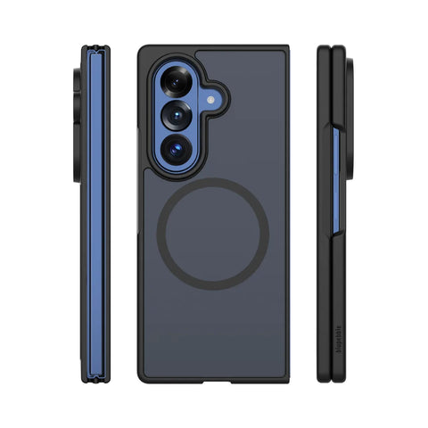 Blupebble Samsung Galaxy Fold 8 Ultra Hybrid Matte Case Black Bp-Smhmtfd8U-Bk