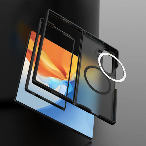Blupebble Samsung Galaxy Fold 8 Ultra Hybrid Matte Case Black Bp-Smhmtfd8U-Bk