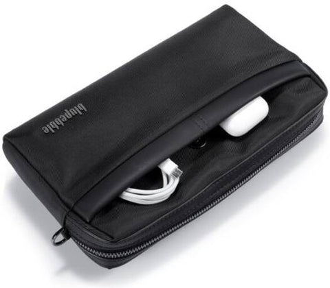 Blupebble Elvo Accessories Organizer, Compact, Premium Textured Exterior, Zipper Closure, Durable Carry-all Bag With Multiple Pockets, Accessories