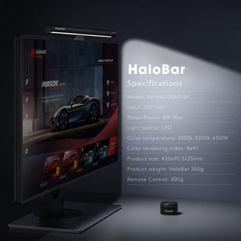 Blupebble Halobar Monitor Light Bar