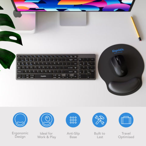 Blupebble Glide Air – Optimized Ergonomic Mouse Pad