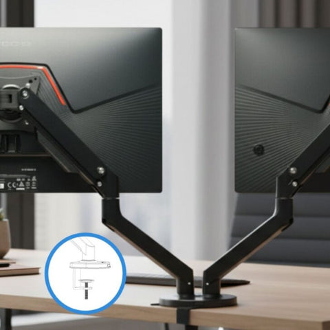 Blupebble View Mount Duo – Monitor Mount 17–32 Inches