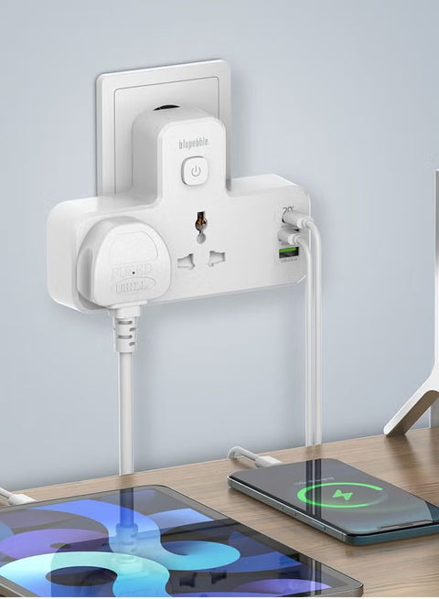 Smart 20W Surge Protector Wall Adapter with Night Light
