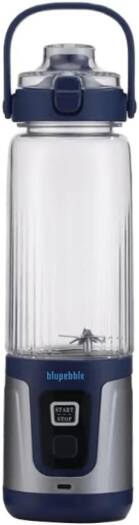 Blupebble GoBlend Pro Portable Blender, USB-C Rechargeable Smoothie Maker, BPA-Free Stainless Steel Blender for Protein Shakes, Frozen Fruit, Travel & Gym