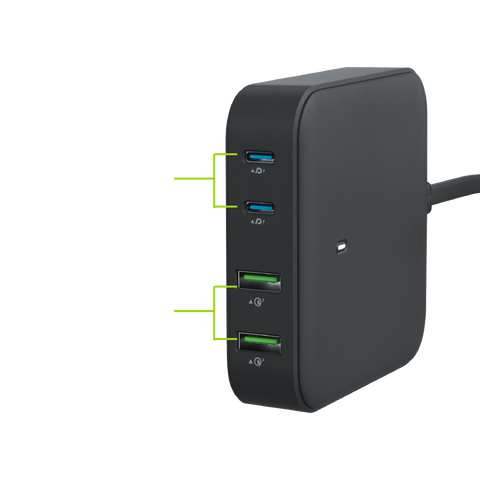 Gan 100W Desktop Charger | 4 Ports