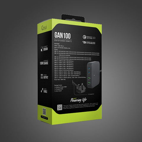 Gan 100W Desktop Charger | 4 Ports