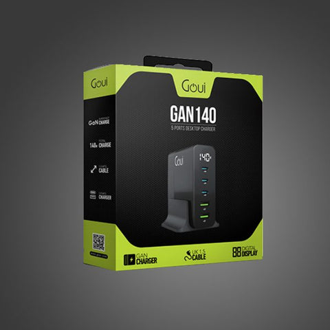 Gan 140W Desktop Charger | 5 Ports