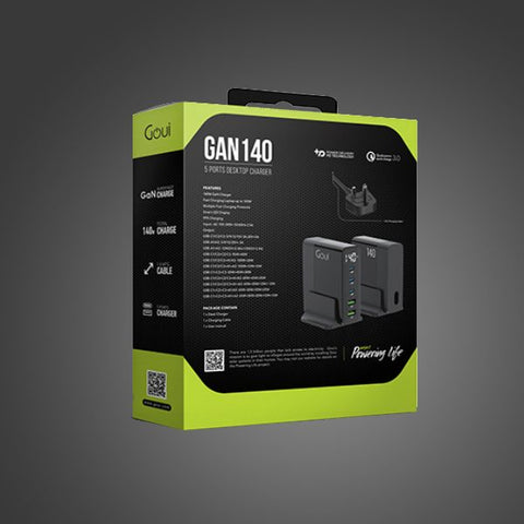 Gan 140W Desktop Charger | 5 Ports