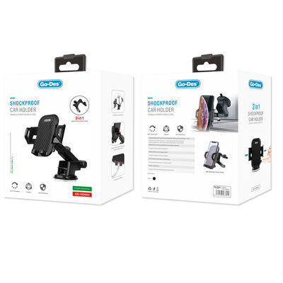 2-in-1 Car Phone Holder - GD-HD693