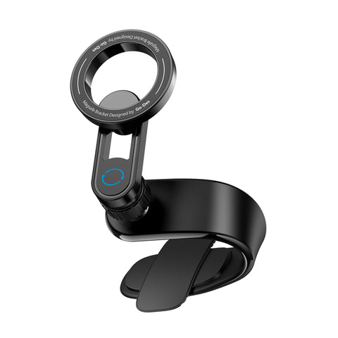 M-safe Compatible Magnetic Car Phone Holder with Bendable Base for Curved and Flat Surfaces