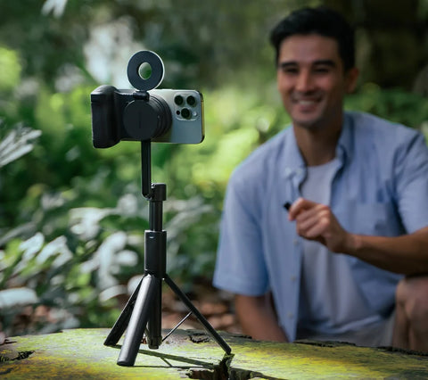 MagPod | Selfie Stick with Magnetic Grip and Bluetooth Remote