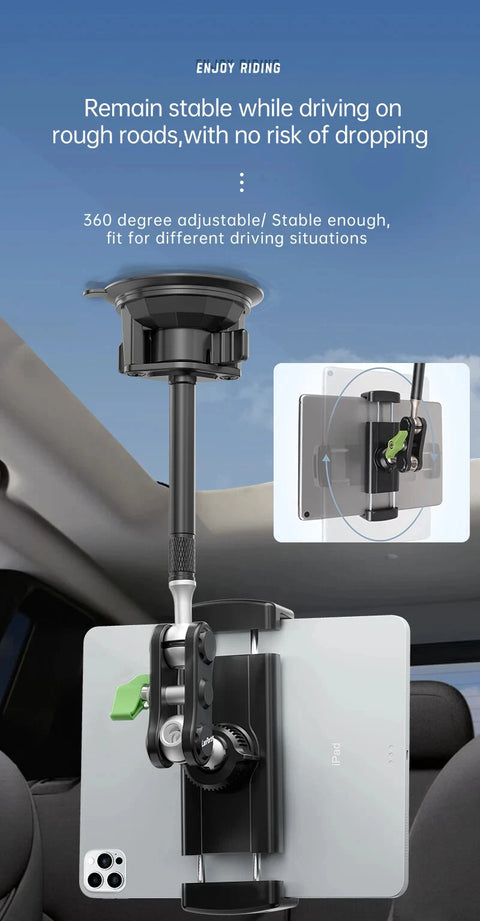 360° Rotation Suction Cup Mount Tablet Holders