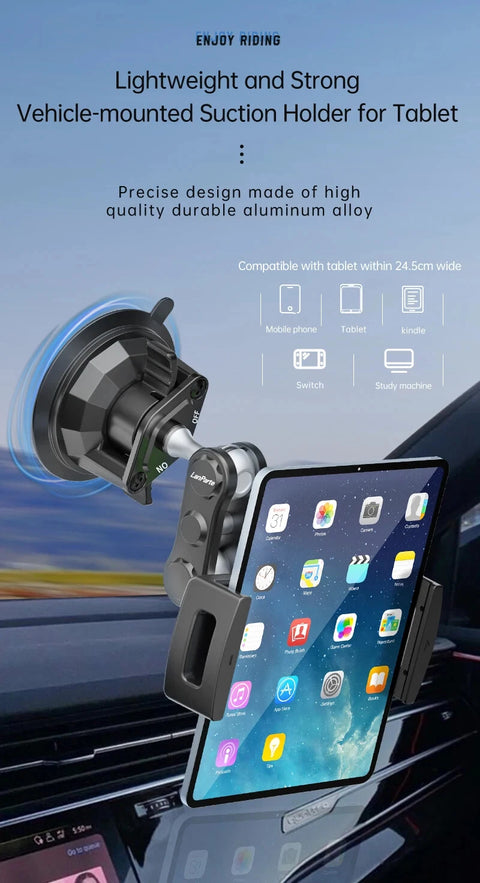 360° Rotation Suction Cup Mount Tablet Holders
