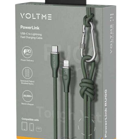 كابل نايلون مزدوج Powerlink Rugg