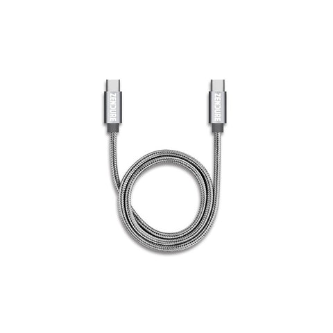 Braided Aluminum USB-C to USB-C cable